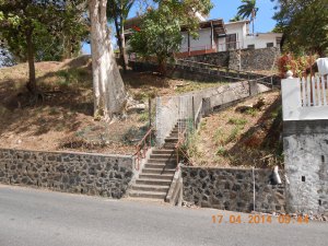 Present day Calvary Chapel and steps leading to it.
